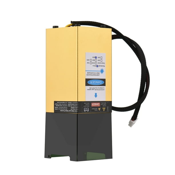 Módulo láser de 450 nm y 10 W Cabezal de grabado láser de longitud focal fija Cortador de Carevas Módulo de grabado