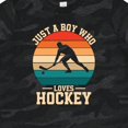 thumbnail image 4 of Inktastic Just a Boy Who Loves Hockey Boys Toddler T-Shirt, 4 of 5