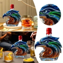 Whisky Bottles, Seahawks Bottle Wolf Bottle Decanter Eagle-shaped Weiner Dog Decor Winning Turtle Decanter Uniquely Designed Bottleãmultiple Optionsã