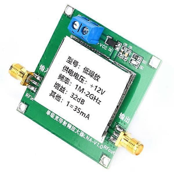 Amplifier Module RF Broadband Low Noise DC12V 0.01-2000MHz 32dB Gain