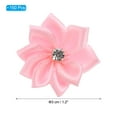 thumbnail image 2 of Uxcell 1.2 Inch Small Ribbon Flowers Satin Ribbon Flowers Mini Fabric Flowers Pink 150 Pcs, 2 of 6