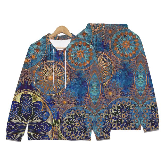 Chandails en Molleton Vintage d'Automne à Fleurs Totem 3D pour Hommes et Femmes, Mode Décontractée, Pulls Oversize