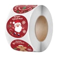 thumbnail image 4 of jifeng Christmas Theme Stickers Label Roll Scrapbook 1inch, 4 of 7