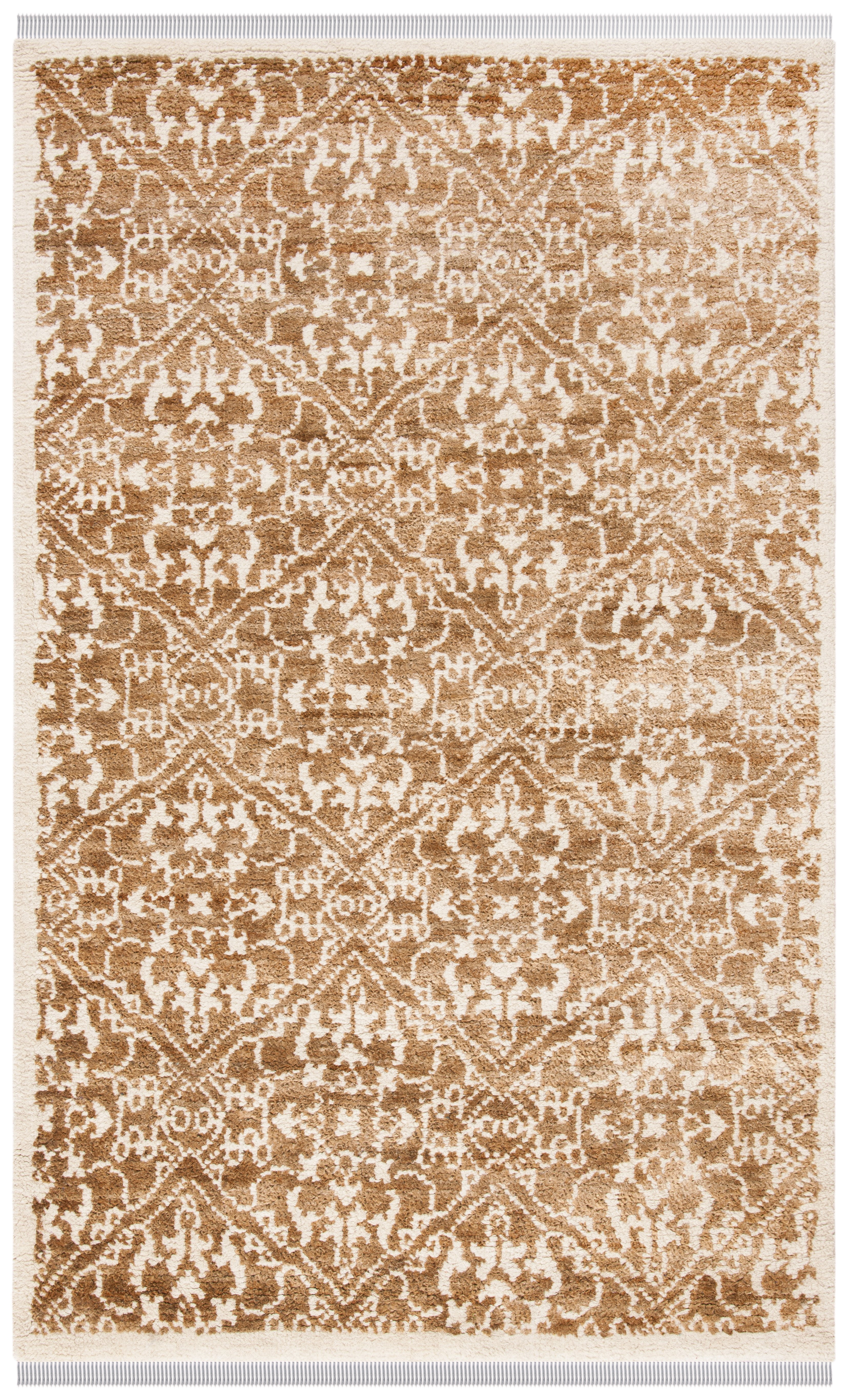 SAFAVIEH Bohemian Clarence Geometric Area Rug, Brown/Beige, 5' x 8'