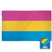 Pansexual Pride Flag - 3x5' Poly Flag Pansexual Flag 3' x 5' Pride Flag, Pansexual Pride Flag, Pansexual flag, Pansexual pride, Pansexual, LGBT Gay Pride Flag