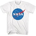 thumbnail image 1 of NASA Meatball Logo White T-Shirt, 1 of 2