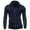 A-Navy979, variant on Men's Full Zip Track Jacket Stand Collar Ribbed Sweatshirt Soft Classic Daily Casual Outerwear