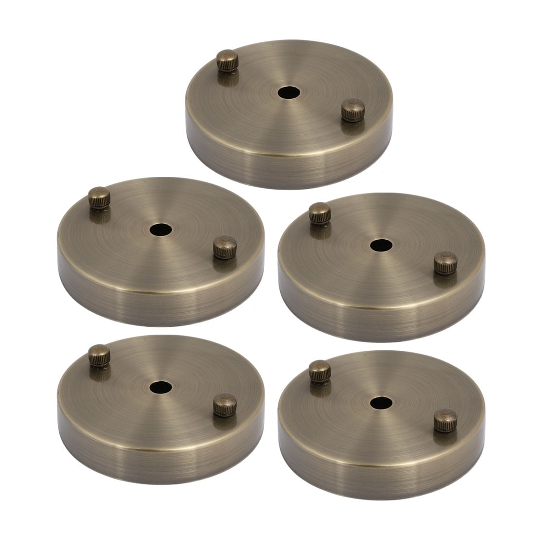 5 Pcs Ceiling Plate Bronze Tone Disc Base Pendant Light Accessory 5 Pcs Ceiling Plate Bronze Tone Disc Base Pendant Light Accessory 4in X 0 8in