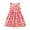 Pink, variant on Women Summer Dresses Corduroy Overall Dress Long Oddler Girls Sleeveless Floral Prints Dress Dance Party Dresses Clothes