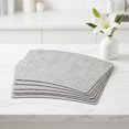 thumbnail image 5 of Unique Bargains Set of 6 Place Mat Faux Leather Table Placemats Washable Gray 19x12in, 5 of 7