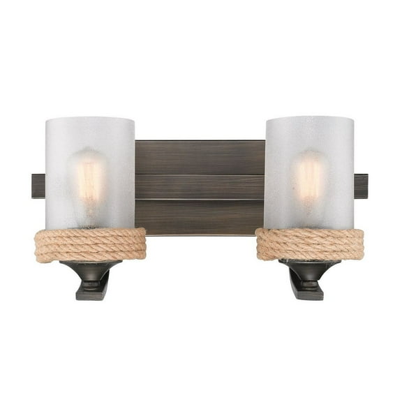 Wry Lighting Chatham 2-light Vanity in Gunmetal Bronze