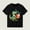 Black, variant on HAOTAGS Boys Easter Dinosaur Graphic T-shirt Short Sleeve Round Neck Tee Tops Casual Summer Outfits Black Size 5 Years