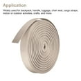 thumbnail image 4 of Flat Nylon Webbing Strap 1 Inch 25 Yards Champagne for Backpack, Luggage-rack, 4 of 7