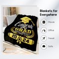 thumbnail image 3 of Graduation Blanket Gifts - 40"x50" Class of 2024 Blankets for Her Him - Senior Graduation Fuzzy Throws for High School College, 3 of 5