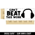 thumbnail image 2 of Can't Beat This Work Music Headphones Teacher Student School Self-Inking Rubber Stamp Ink Stamper - Red Ink - Large 2-3/4 Inch, 2 of 7