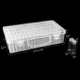 thumbnail image 2 of Caja de herramientas para pintar diamantes, almacenamiento para manualidades, 64 rejillas, 2 of 7