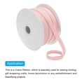 thumbnail image 3 of Uxcell Cotton Twill Tape 1/4" 50 Yards Cotton Ribbon Bias Binding Tape for Sewing Gift Wrapping Pale Pink, 3 of 4