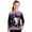 Axolotl Cherry Blossom, variant on Girl's Border Collie Graphic Print Preppy Cute Sweatshirts Long Sleeve Drop Shoulder Half Zipper Pullovers Athletic Thermal Coat 8-9 Years