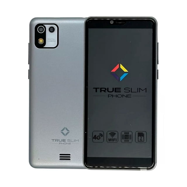 Smartphone True Slim Phone T1586K 16GB Almacenamiento, 2GB RAM Gris