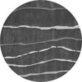 thumbnail image 1 of Ahgly Company Indoor Round Abstract Gray Contemporary Area Rugs, 7' Round, 1 of 1
