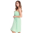 thumbnail image 2 of Riviera Sun Solid Short Dress with Smocking 21886-MIN-1X, 2 of 3