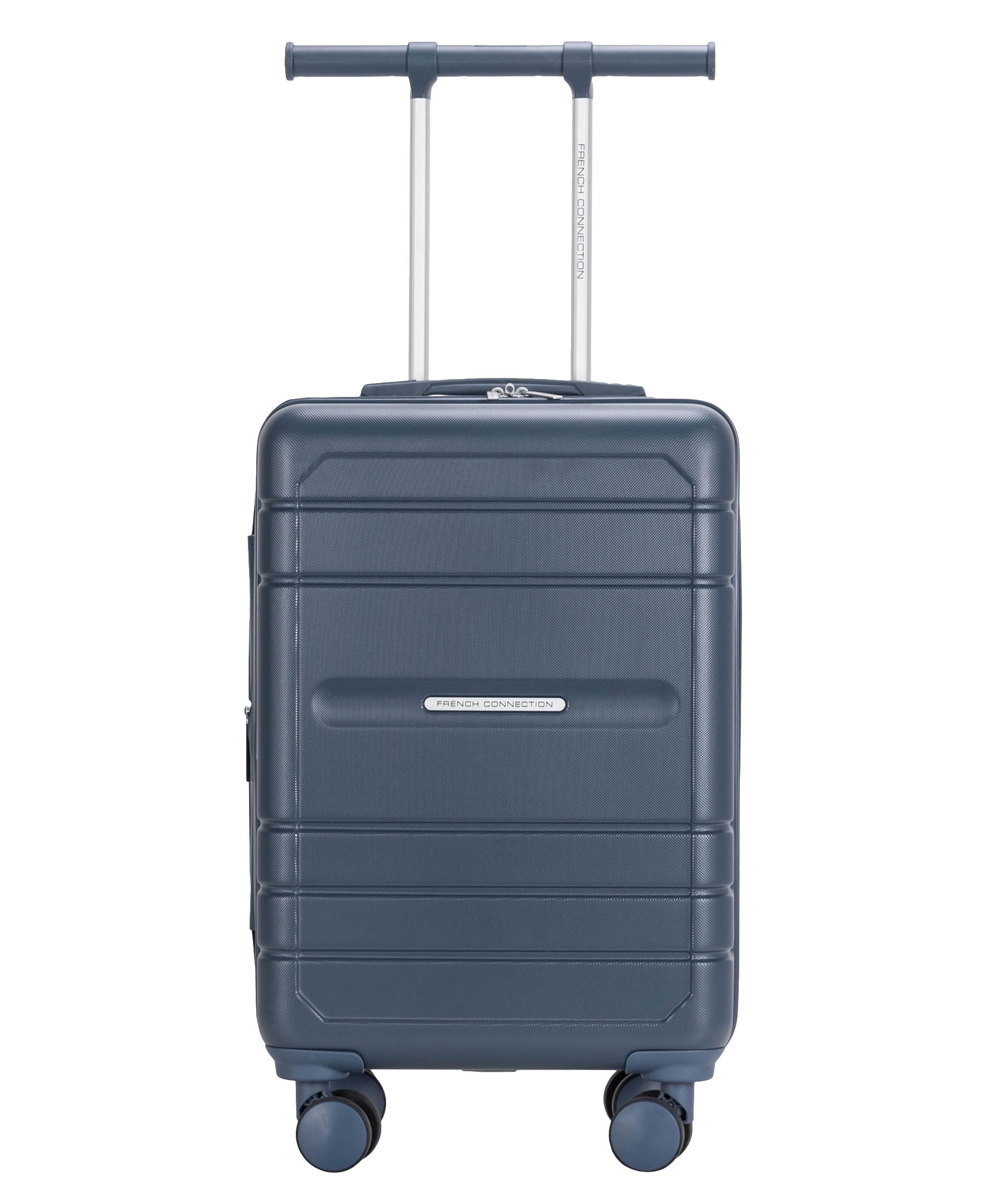 French Connection 22 inch Expandable Rolling Carry-on Luggage, Navy