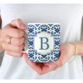 thumbnail image 3 of Koyal Wholesale Ceramic Coffee Mug, Moroccan Monogram  B, 3 of 5