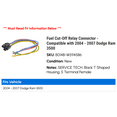 thumbnail image 2 of Fuel Cut-Off Relay Connector - Compatible with 2004 - 2007 Dodge Ram 3500 2005 2006, 2 of 2