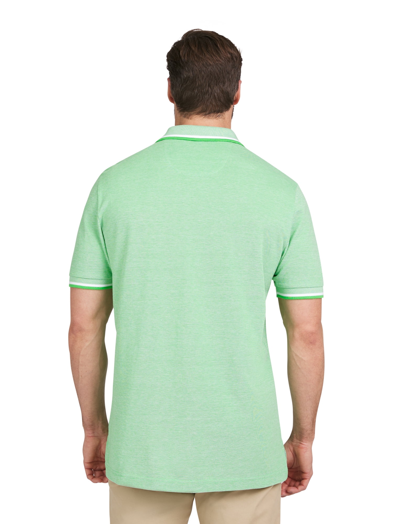 Chaps Men's & Big Men's Birdseye Polo Shirt with Short Sleeves, Sizes S-2XL