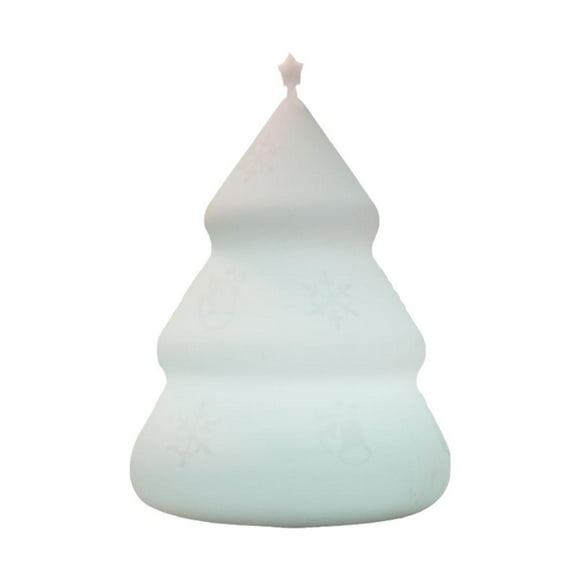 Christmas Bell LED Silicone Night Light USB Rechargeable Night Lamp Bedside F1 U1Q9