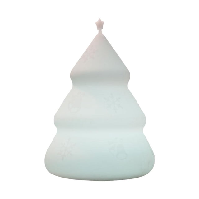 Christmas Bell LED Silicone Night Light USB Rechargeable Night Lamp Bedside