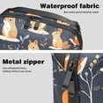 thumbnail image 4 of Squirrel Digital Bag Oxford Cloth Waterproof Travel Organizer Charger Pouch Cell Phone Charger Station Computer Cord Organizer 5.9x9.44x3.14 in, 4 of 6