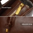 thumbnail image 6 of PRIYAL Shoulder Bag for Women Brown Purse Vintage Leather Shoulder Handbag Trendy Everyday Purse with Pendant, 6 of 6