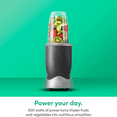 thumbnail image 5 of Personal Blender, Shakes, Smoothies, Food Prep, and Frozen Blending, 24 Ounces, 600 Watt, Gray, 5 of 6