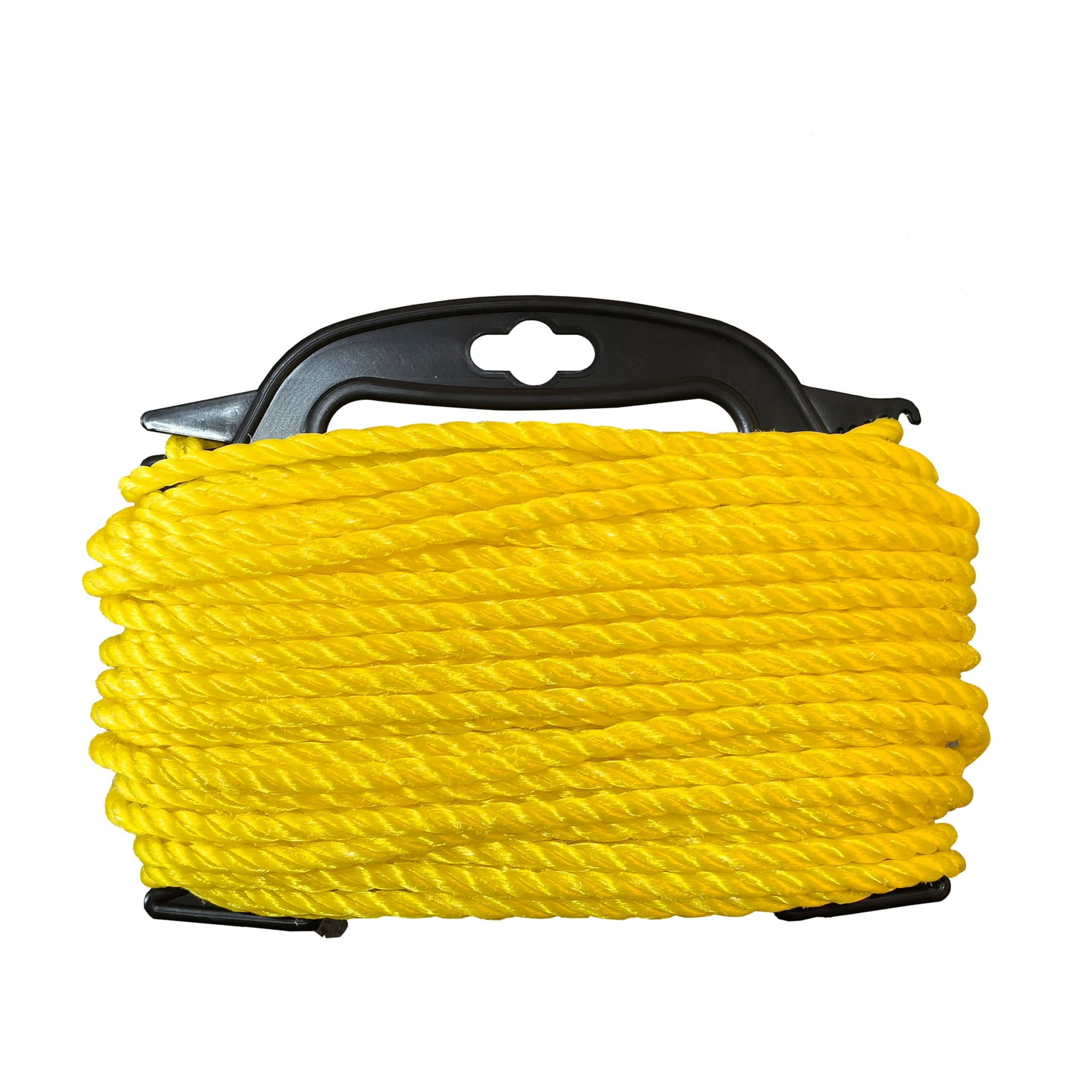 (2 pack) Hyper Tough Diameter 1/4 inch, 100 feet Yellow Polypropylene Twisted Rope, 1 Each