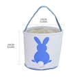 thumbnail image 2 of CUITING Large Capacity Easter Goodie Bag with Bunny Pattern ＆ Tail Candy Gifts Basket, 2 of 12