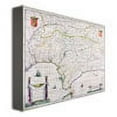 thumbnail image 2 of Trademark Art 'Map of Andalusia, Spain' Canvas Art, 2 of 3