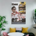 thumbnail image 6 of Ayrton-Senna Poster Brazilian Racing Driver Poster Art Poster Canvas Painting Decor Wall Print Photo Gifts Home Modern Decorative Posters 12x18inch(30x45cm), 6 of 6