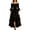 Black&Maxi Dress, variant on YOIAVAIOY Renaissance Dress Women Medieval Costume Victorian Dresses Peasant Gothic Witch Wedding Under Dress Blue M