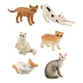 thumbnail image 2 of Almencla Animal Model Simulation Cat Toy Lifelike Collectibles Portable Ornament Figurine for Lawn Bedroom Housewarming Landscape B, 2 of 8