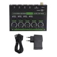thumbnail image 2 of Mezclador de 4 Canales Con Luz Rgb, Controlador de DJ Multifuncional de Bajo Ruido, Mezclador de Sonido Con Ruido Súper Bajo y Fácil Configuración para Teclado,, 2 of 7