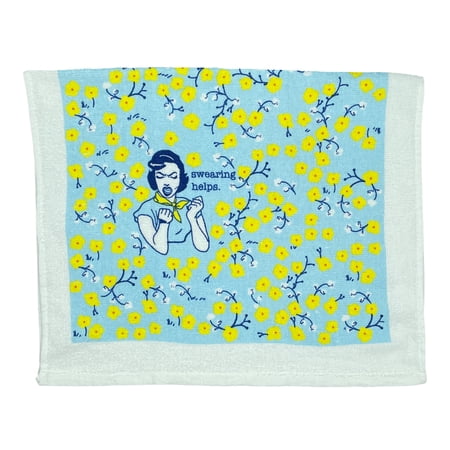 Swearing Helps Funny Anger Management Tea Towel