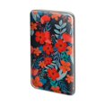 thumbnail image 1 of Cecilie Flowers Pattern Metal Rectangle Lapel Hat Pin Tie Tack Pinback, 1 of 4