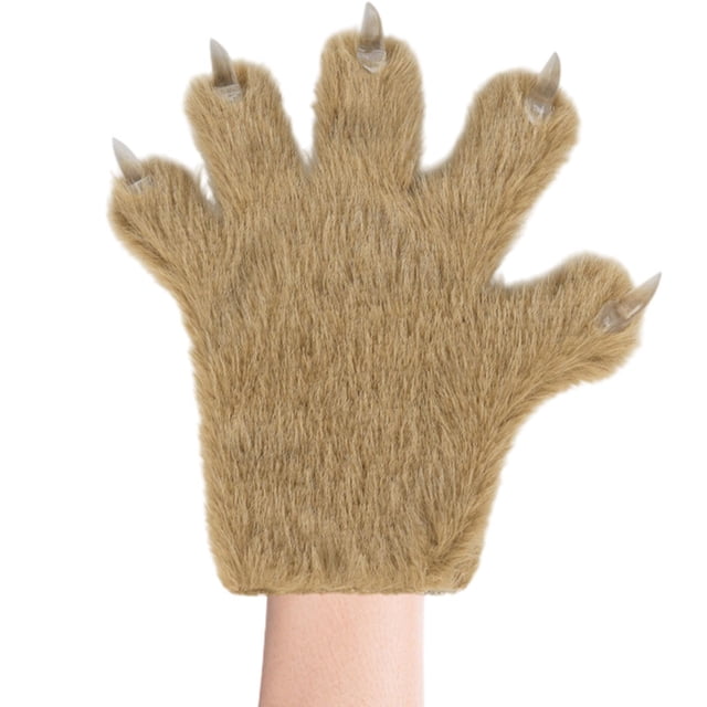 Guantes de Pata de Gatito Perfecl para Adultos Caqui