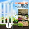 thumbnail image 2 of KFFKFF Vinyl Privacy Fence 48" W x 48" H 2-Panel Air Conditioner Fence PVC Privacy Strip Panels Trash Can Fence Pool Equipment Enclosure for Garden, Patio, 2 of 9