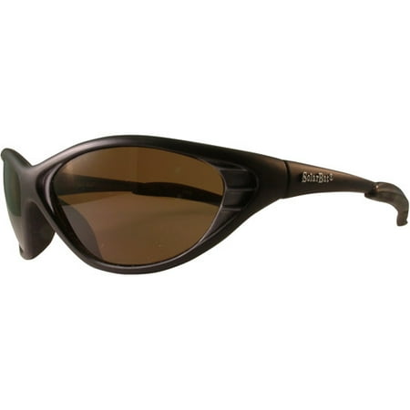 Solar Bat Sensor Polarized Sunglasses, Black