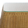 thumbnail image 4 of Safavieh Hylda Modern Metal and Rattan Fitrit End Table, Natural, 4 of 9