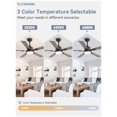 thumbnail image 3 of Ventilador de Techo ZMISHIBO 132 cm Bronce Claro con Control Remoto y 6 Velocidades DC, 3 of 8