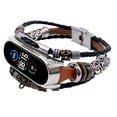 thumbnail image 1 of Cameland For Mi 6 Replacement Leather-Beading Bracelet Strap Weave-, 1 of 4