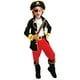 thumbnail image 2 of Disfraz de pirata para niños de 6 piezas, traje de Halloween, Navidad, fiesta de pirata, disfraz de cosplay, traje de fiesta (talla S, 90-110 cm), 2 of 5